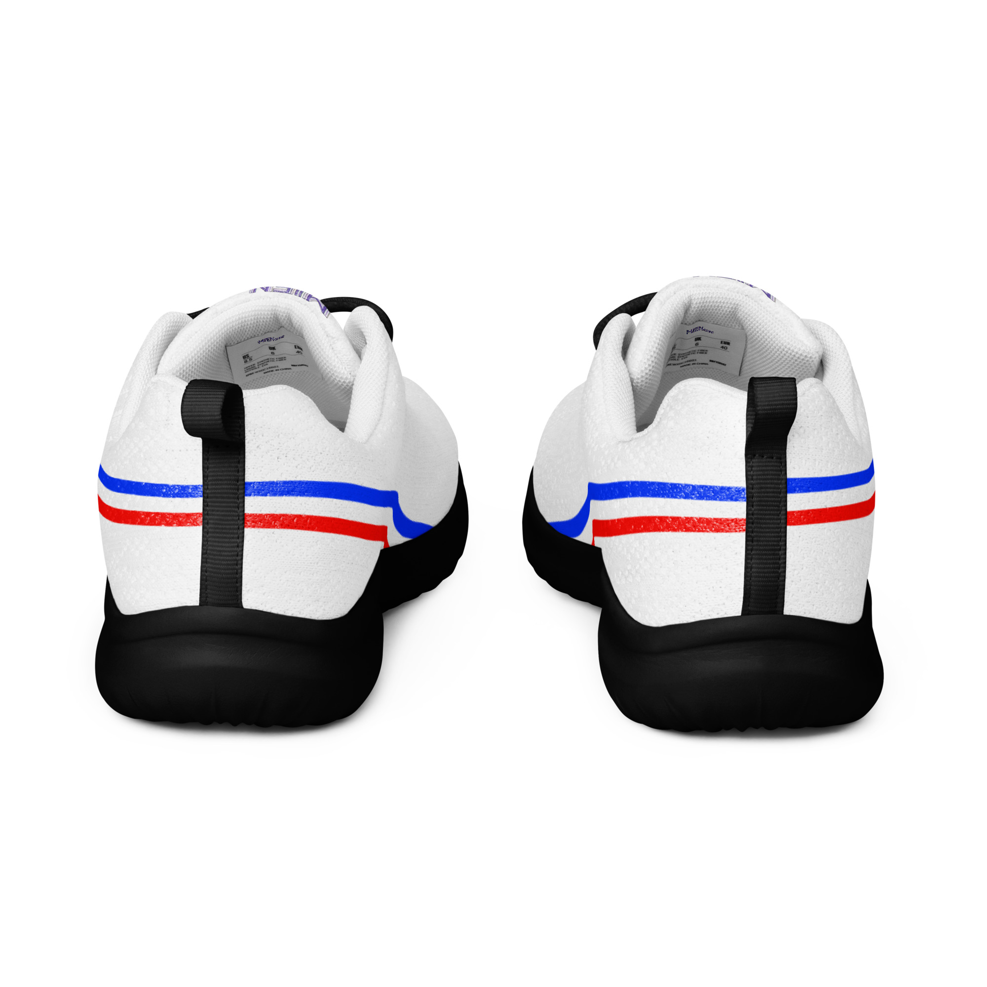 MIENchic White Athletic Shoes - Image 3
